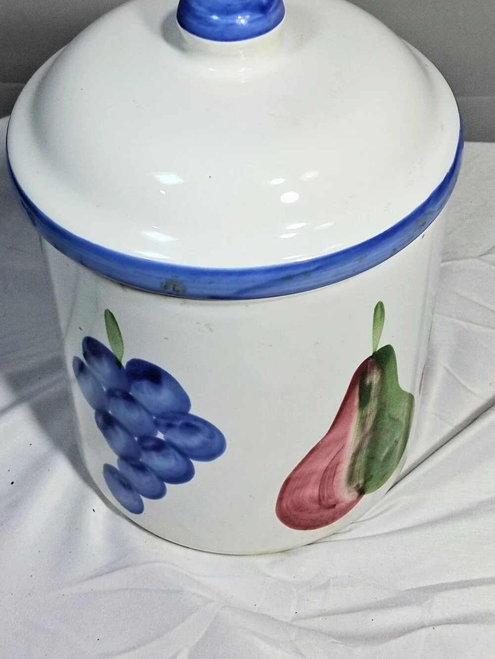 Vintage Certified International Fruit Decor 7.5